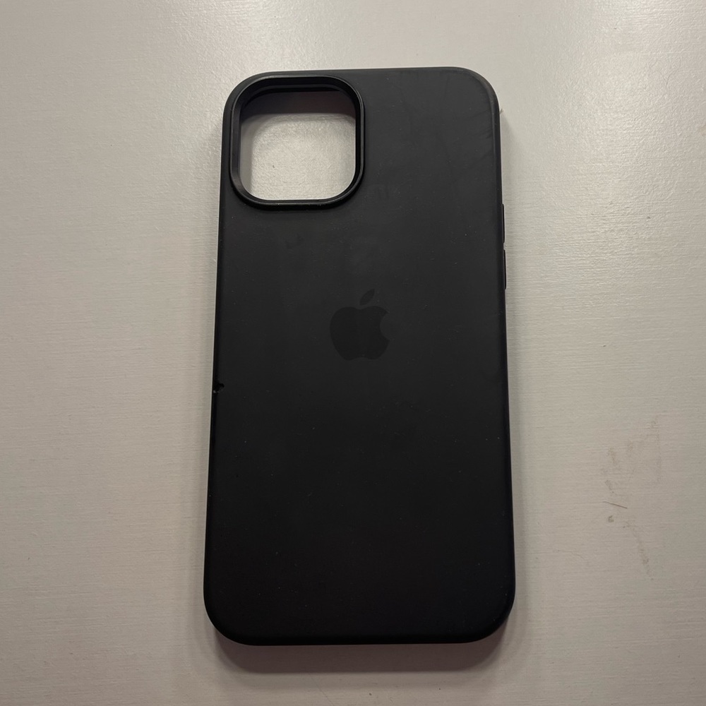 Silicone Apple IPhone 12 Pro Max Case - Black
